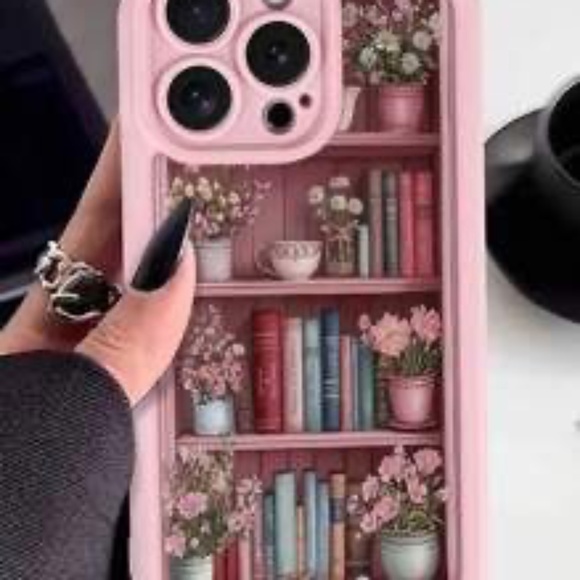 Book Painted Slot Fashion Phone Case IPhone 16/ 15/XR/7P8P/P12 Pro - Picture 1 of 1